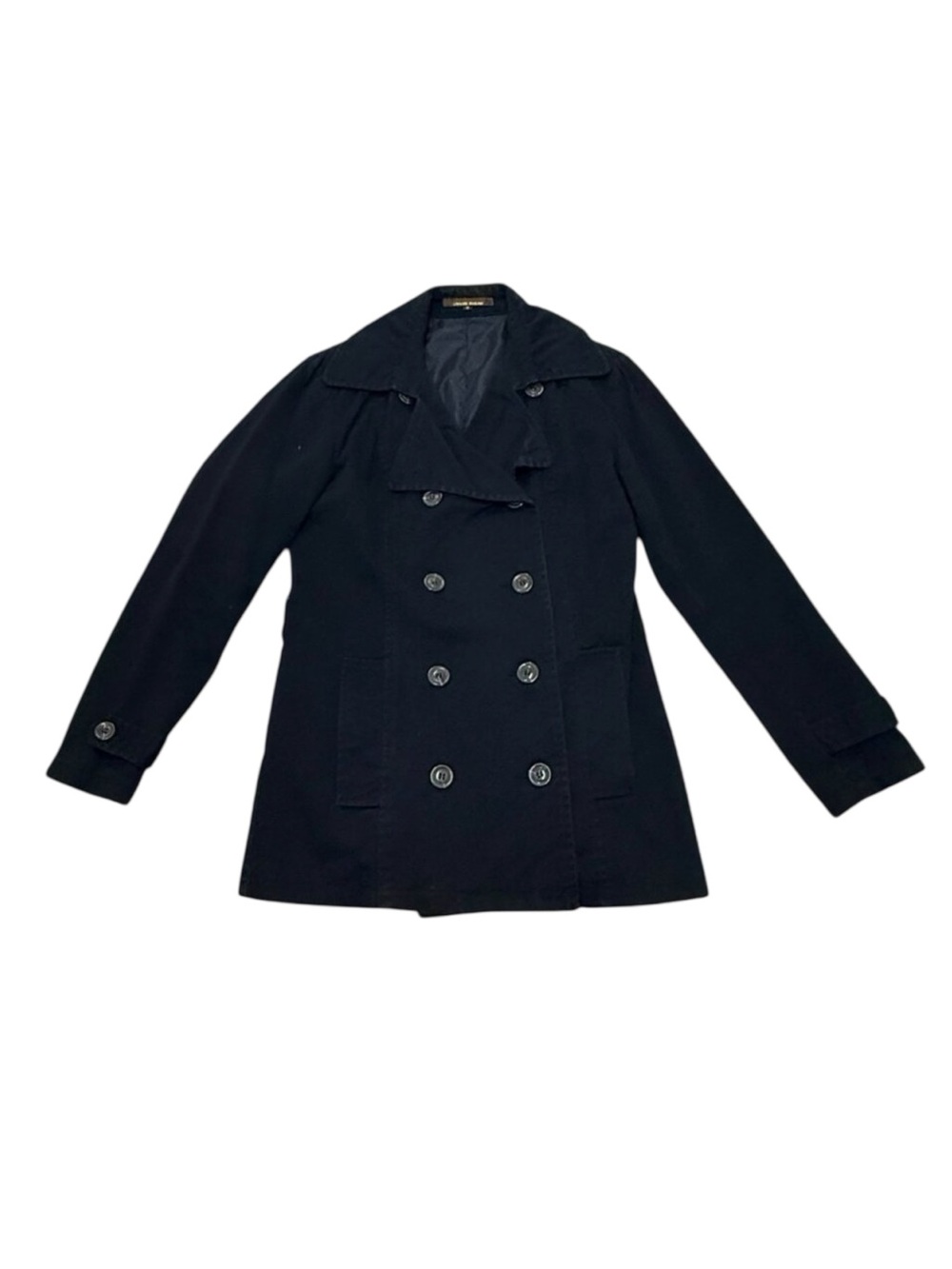 Vintage women’s Upper Freak coat black cotton y2k
